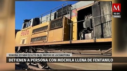 En Sonora, decomisan mochila llena de Fentanilo y cargamento de dinero