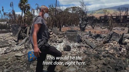 Nothing left but ashes in Hawaiian wildfire-hit town of Lahaina