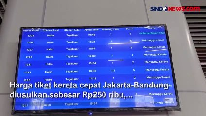 Harga Tiket Kereta Cepat Jakarta-Bandung Hanya Rp250 Ribu Selama 3 Tahun 🚄 - thumbnail