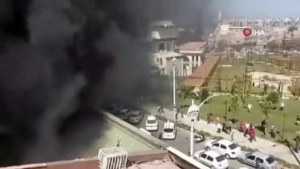Incendie effrayant à Şanlıurfa： Le moteur du climatiseur a explosé comme une bombe
