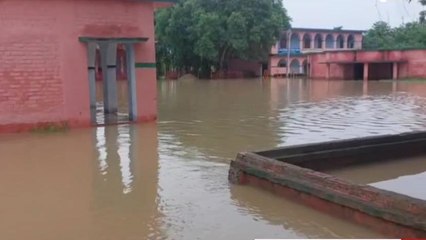 मुजफ्फरपुर: बाढ़ ने वरपाया कहर पांच सरकारी स्कुल कैसे हुआ जलमग्न, देखिए लाइव वीडियो