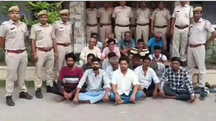 चित्तौड़गढ़: पुलिस धरपकड़ अभियान, 296 अपराधियों को दिखाई हवालात