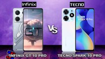 Infinix GT 10 Pro vs Tecno Spark 10 Pro