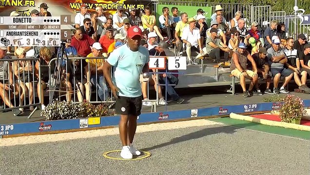 32e BONETTO vs ANDRIANTSEHENO Objat : International à pétanque triplette senior open - Août 2023