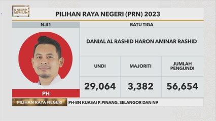 #6NegeriMemilih: Keputusan rasmi Batu Tiga