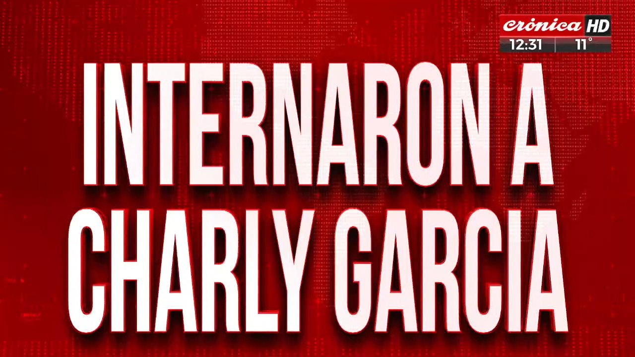 Internaron a Charly García