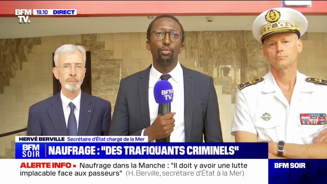Migrants morts dans la Manche: la coopération franco-britannique est exemplaire et fonctionne , affirme Hervé Berville, secrétaire d'État chargé de la Mer