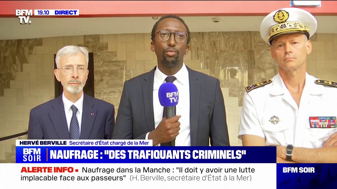 Migrants morts dans la Manche: la coopération franco-britannique "est exemplaire et fonctionne", affirme Hervé Berville, secrétaire d'État chargé de la Mer