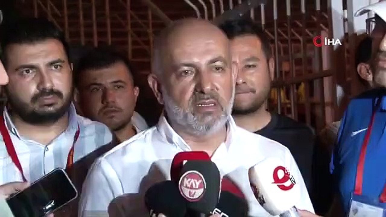 Le président de Kayserispor, Ali Çamlı： "Je ne suis pas satisfait du tirage au sort, je suis triste de la victoire perdue"