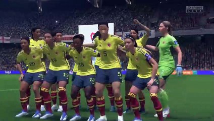 England vs Colombia 2-1 Woman World Cup Quarter Finals  FIFA 23 Highlights