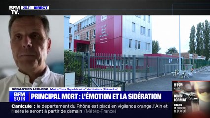 Principal retrouvé mort: "Il y aura un hommage à Lisieux", affirme le maire LR Sébastien Leclerc