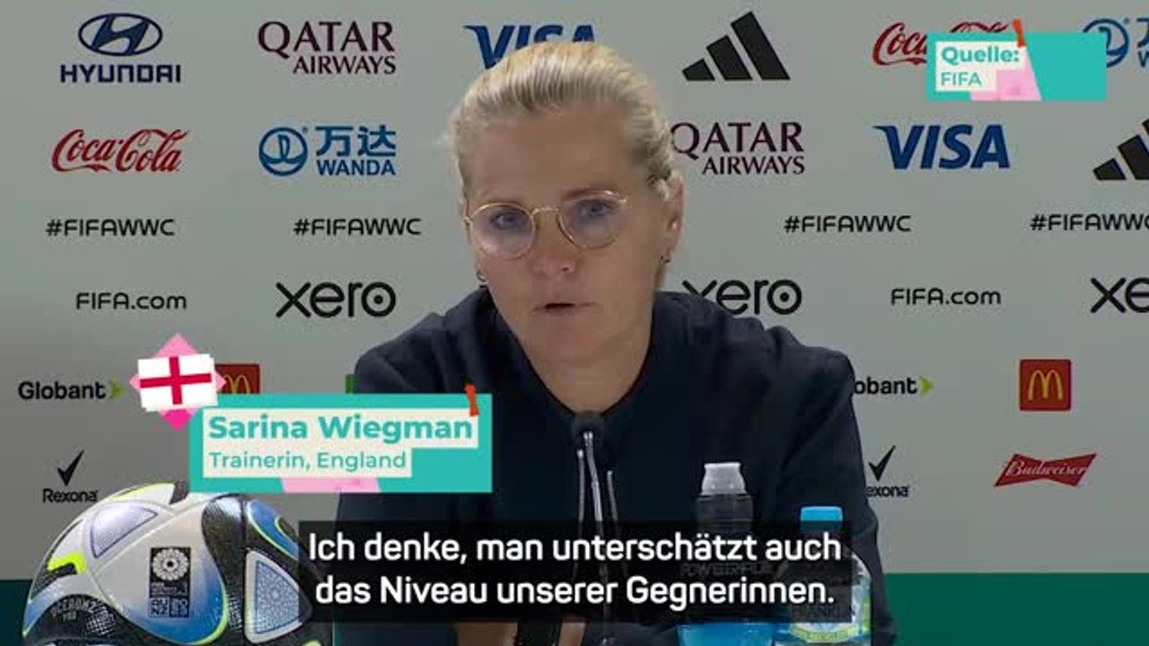 Wiegman: "man unterschätzt unsere gegnerinnen"