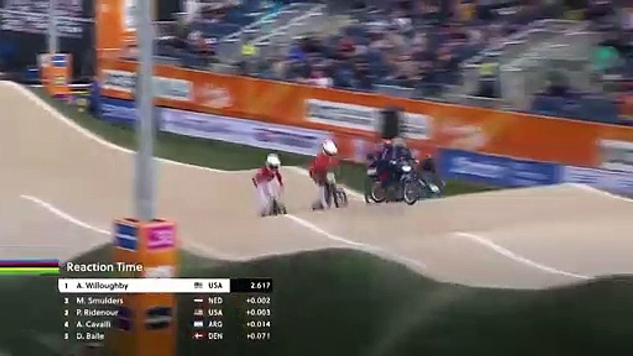 Mundial 2023 de BMX Racing: Agustina Cavalli en Round 1