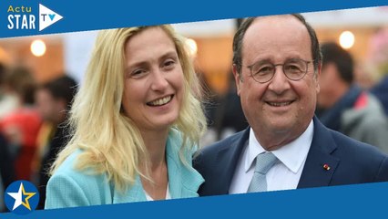 François Hollande marié à Julie Gayet en robe asymétrique  détails sur la tenue de sa noce discrète
