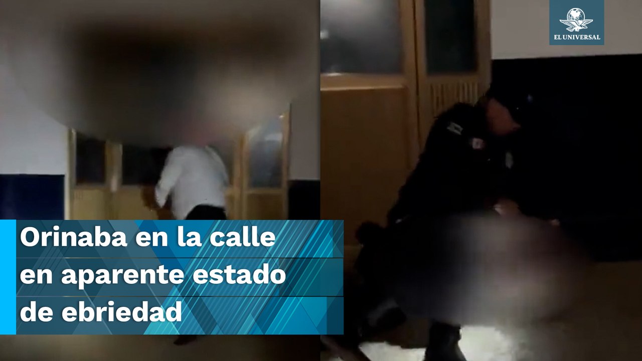 "¡Cálmate!": Abogado se autolesiona para acusar a policías de golpearlo