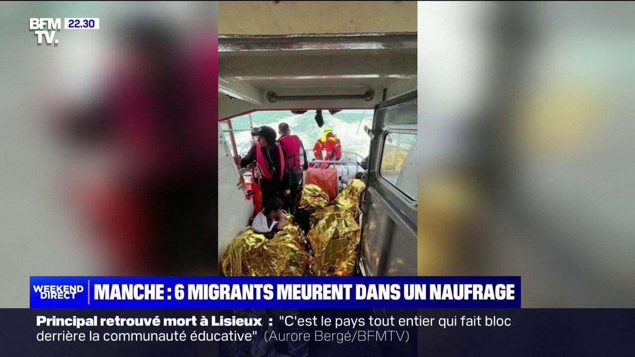 Naufrage d'un bateau de migrants dans la Manche: les secours toujours à la recherche de rescapés