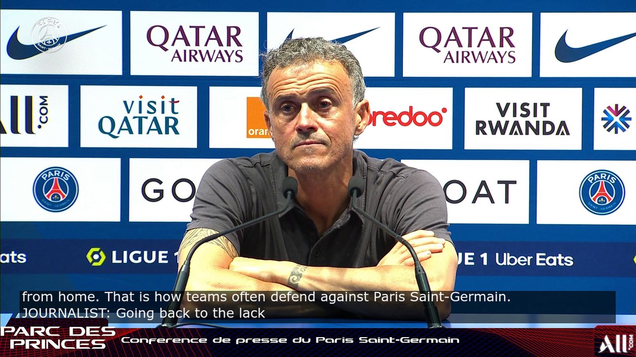 Replay : La conférence de presse d'après match PSG-Lorient