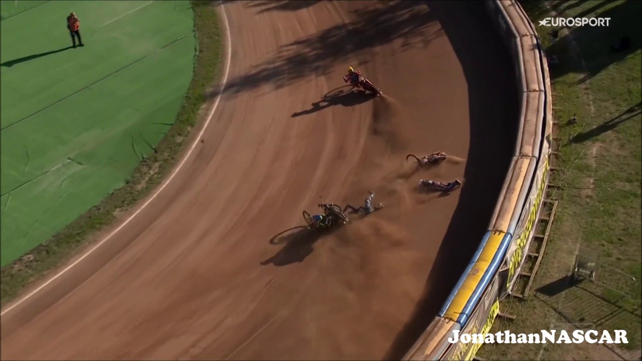 Big Crash Heat 7 FIM Speedway 2023 Latvia