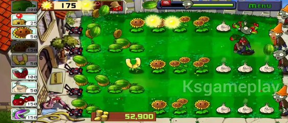 Melon Pults in the Survival Day | Plants vs zombies