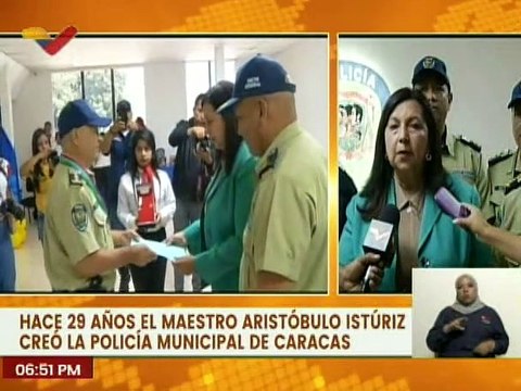 29º Aniversario de la Policía de Caracas creada por el maestro Aristóbulo Istúriz