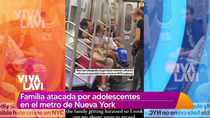Adolescentes atacan a familia en el metro de Nueva York