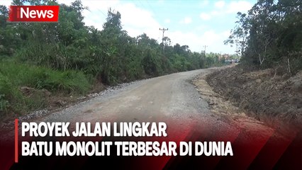 Proyek Jalan Lingkar Batu Monolit di Kalimantan Barat Mulai Dikerjakan