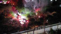 광주 아파트 주차 차량서 불...차량 1대 전소 / YTN
