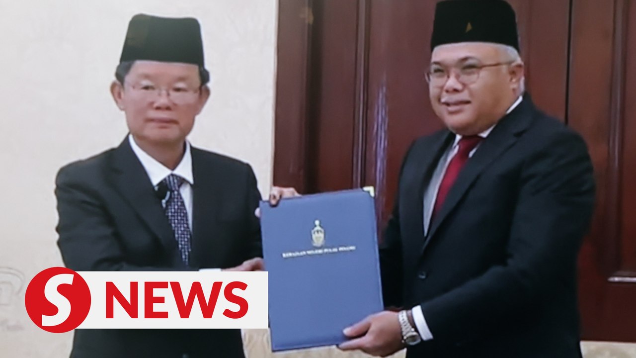 State polls: Chow sworn in as Penang CM for second term