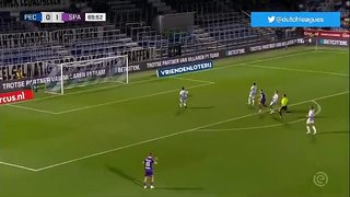 Tobias Lauritsen Goal - PEC Zwolle 0-2 Sparta Rotterdam #pecspa