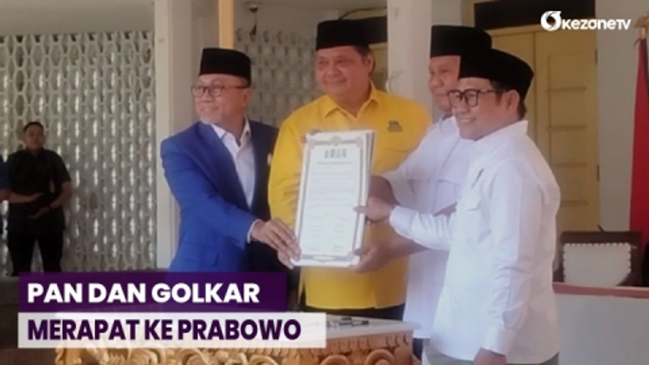 Breaking News! Golkar dan PAN Resmi Dukung Prabowo Subianto di Pilpres 2024