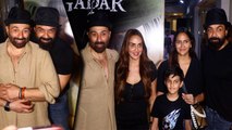 Sunny Deol, Bobby Deol, Esha Deol Spotted Together First Time At Gadar 2 SCreening । FilmiBeat