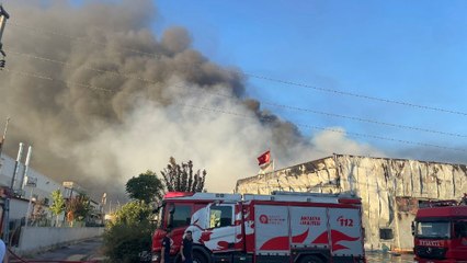 Antalya OSB'de fabrika yangını