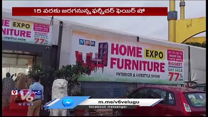Home Furniture Expo At Madhapur _ Hyderabad _ V6 News (1)
