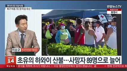 [뉴스초점] '100년만의 최악' 하와이 산불…지구촌 곳곳 기후변화 신음