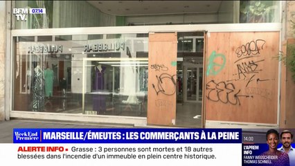 Télécharger la video: Émeutes: à Marseille, les commerçants se remettent difficilement des pillages