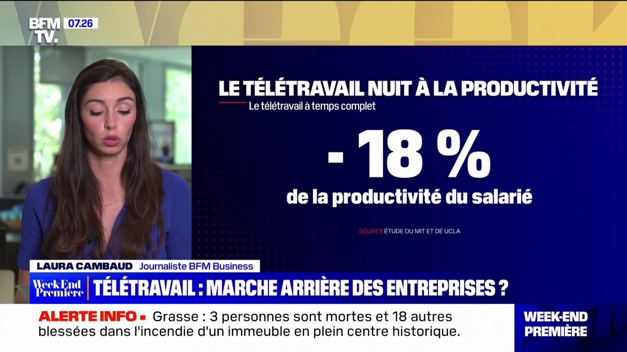Selon une étude américaine, le télétravail à temps complet fait baisser la productivité des salariés de 18%