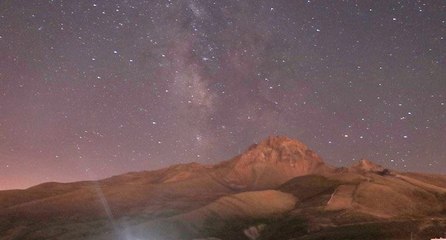 Erciyes’te ‘Perseid meteor yağmuru’ izlendi
