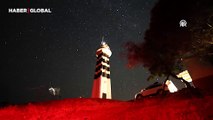 Büyüleyici perseid meteor yağmuru manzarası İzmir'den böyle görüntülendi