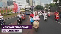 Kualitas Udara Jakarta Memburuk, Ratusan Penggemar Motor Listrik Kampanye Konvoi Keliling Kota