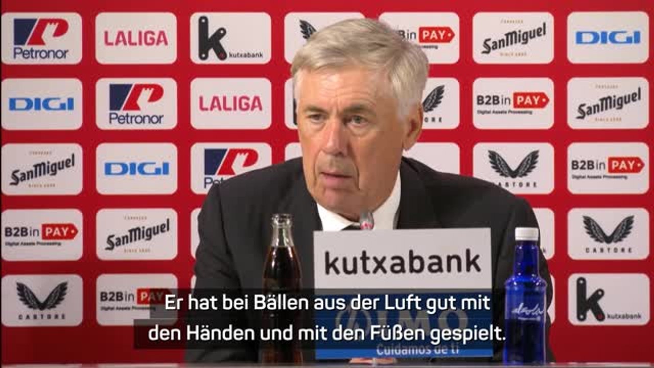 Ancelotti lobt Ersatzkeeper Lunin: 'Gut gespielt'