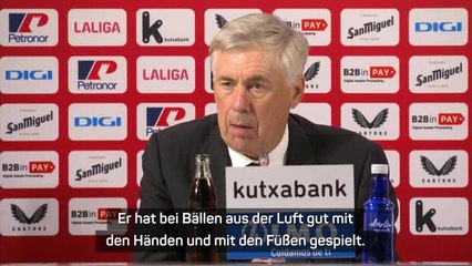 Ancelotti lobt Ersatzkeeper Lunin: "Gut gespielt"