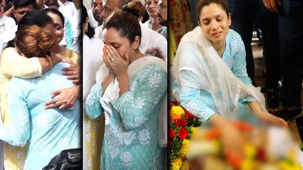 Ankita Lokhande ने पिता को दी आखिरी विदाई, पार्थिव शरीर के पास बैठ फूट फूटकर रोईं| FilmiBeat