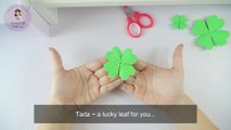 How To Make An Origami Four-Leaf Clover