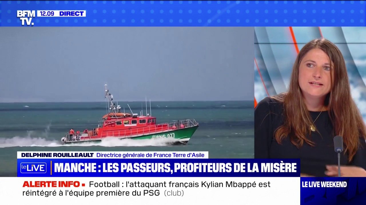 Delphine Rouilleault de France Terre d'Asile: "Les autorités françaises ne sont pas en capacité d'empêcher ces personnes désespérées" de traverser la Manche