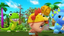 Dinosaur Song | Little Angel Kids Songs & Nursery Rhymes