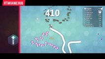 I transferred from small to big snake  in this snake.io game  play