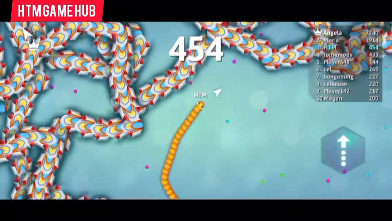 The biggest snake  in this game  play