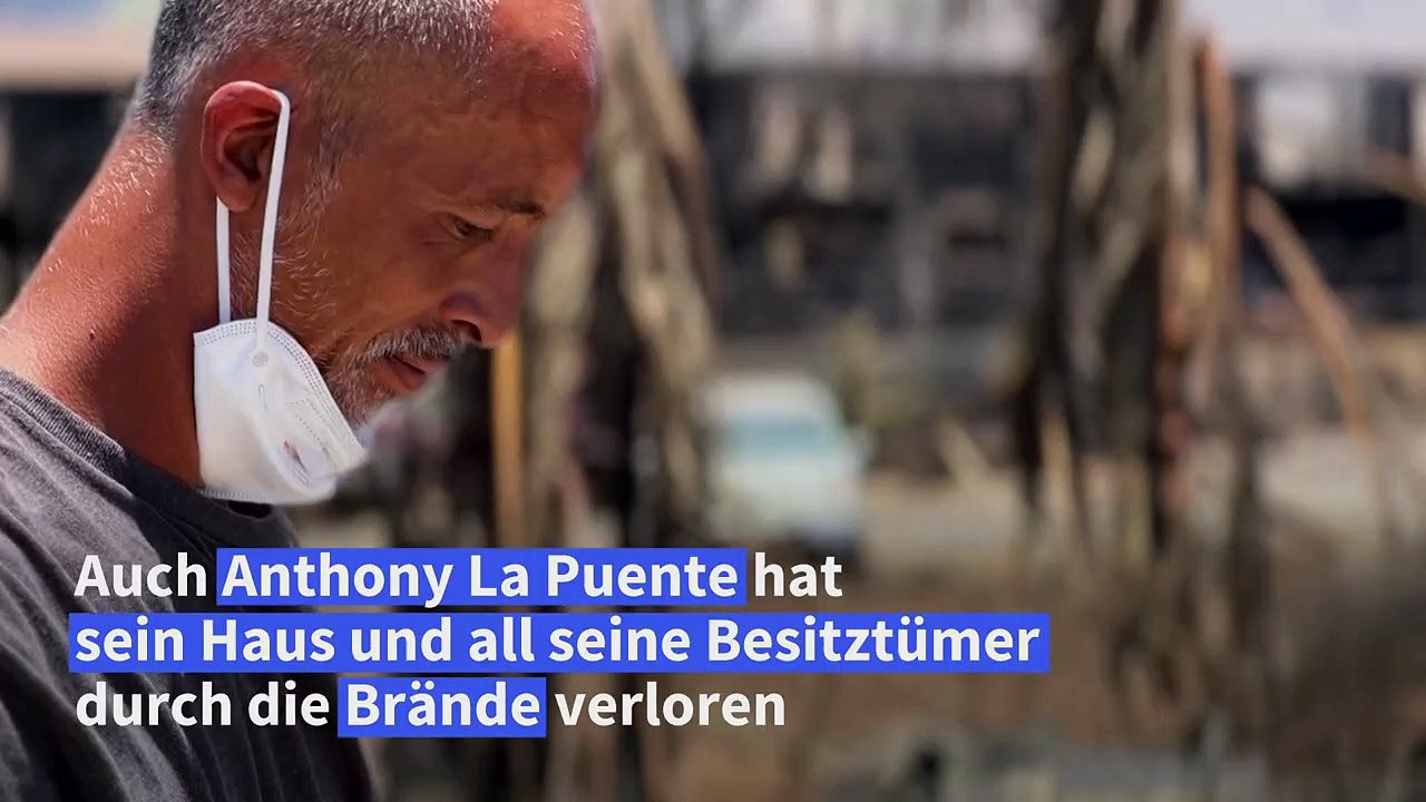 'Alles ist weg' - Rückkehr in zerstörte Stadt Lahaina auf Maui