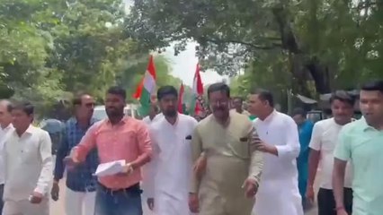 विदिशा:BJP नेता के खिलाफ सड़कों पर उतरी कांग्रेस,जाने माजरा