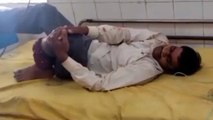 भोजपुर: सड़क दुर्घटना में बाइक सवार जख्मी, राहगीरों ने पहुंचाया अस्पताल